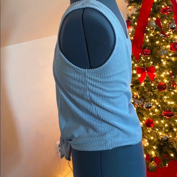Blue ribbed tank - Picture 4 of 4